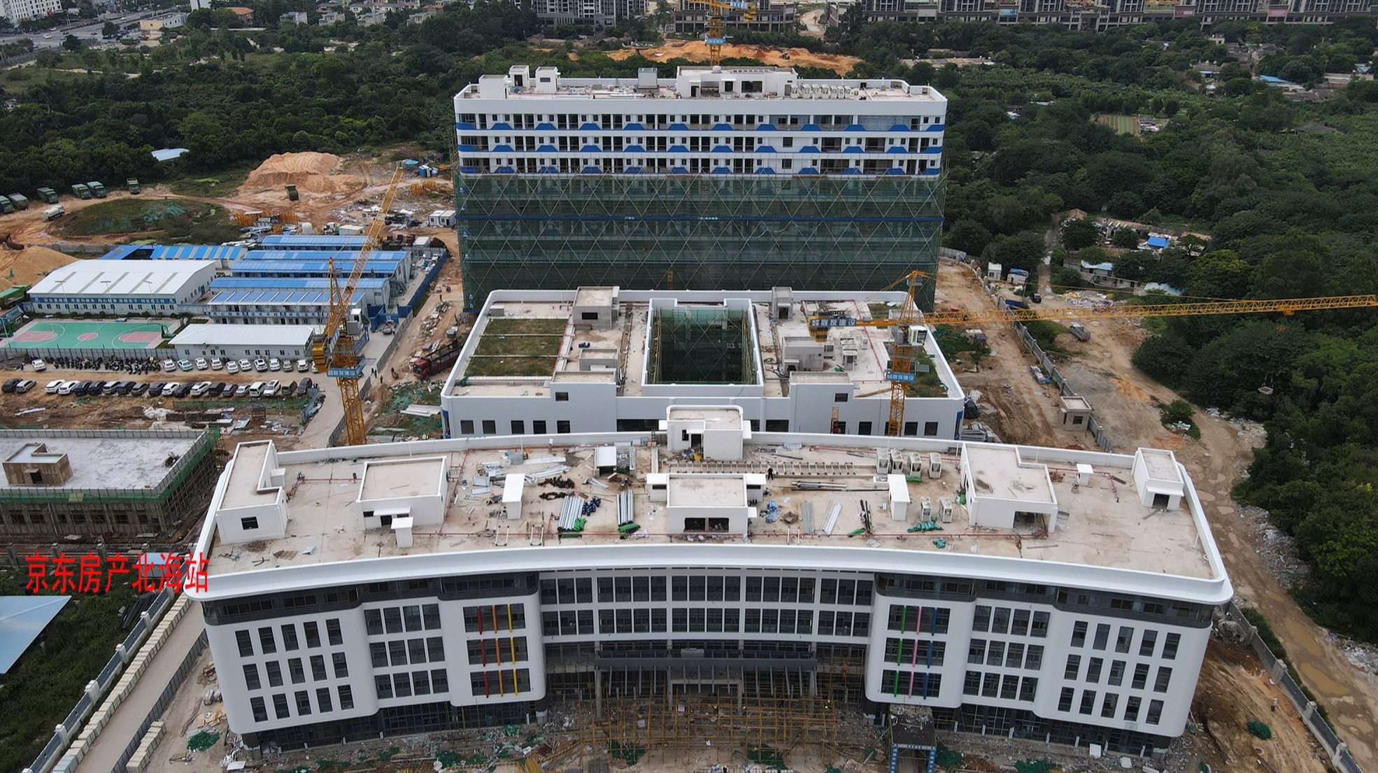 北海市中医医院新院建设进展,北海市人民医院和第二人民医院