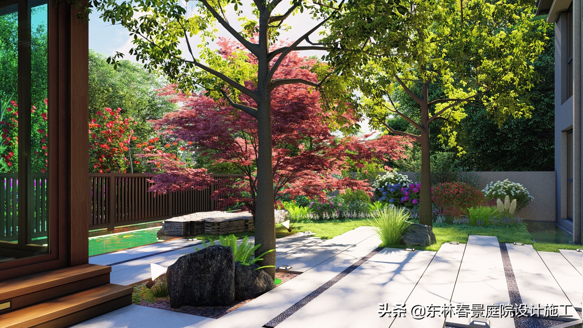 别墅庭院设计案例,各种别墅设计大全