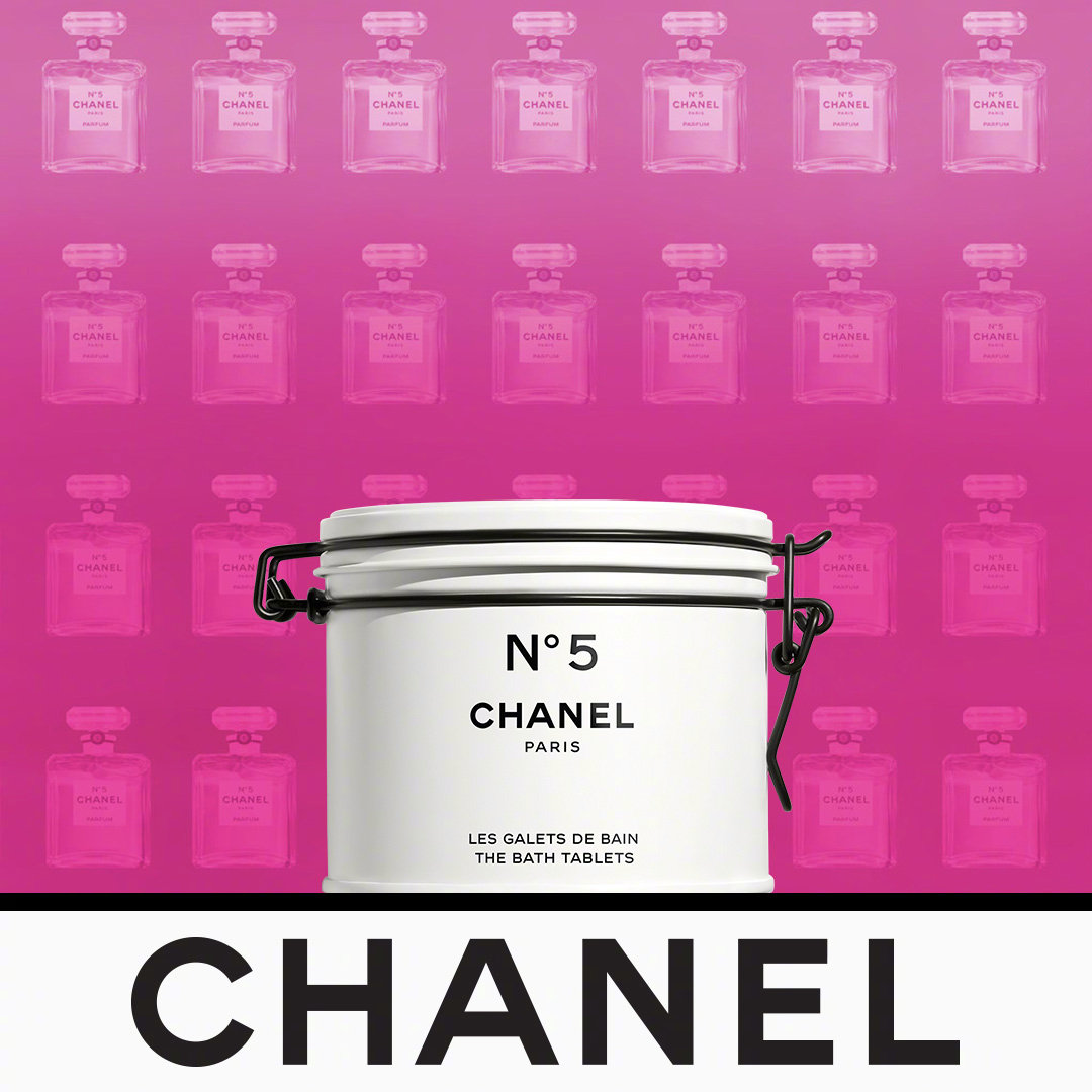 香奈儿香水5号展览,香奈儿5号红色展