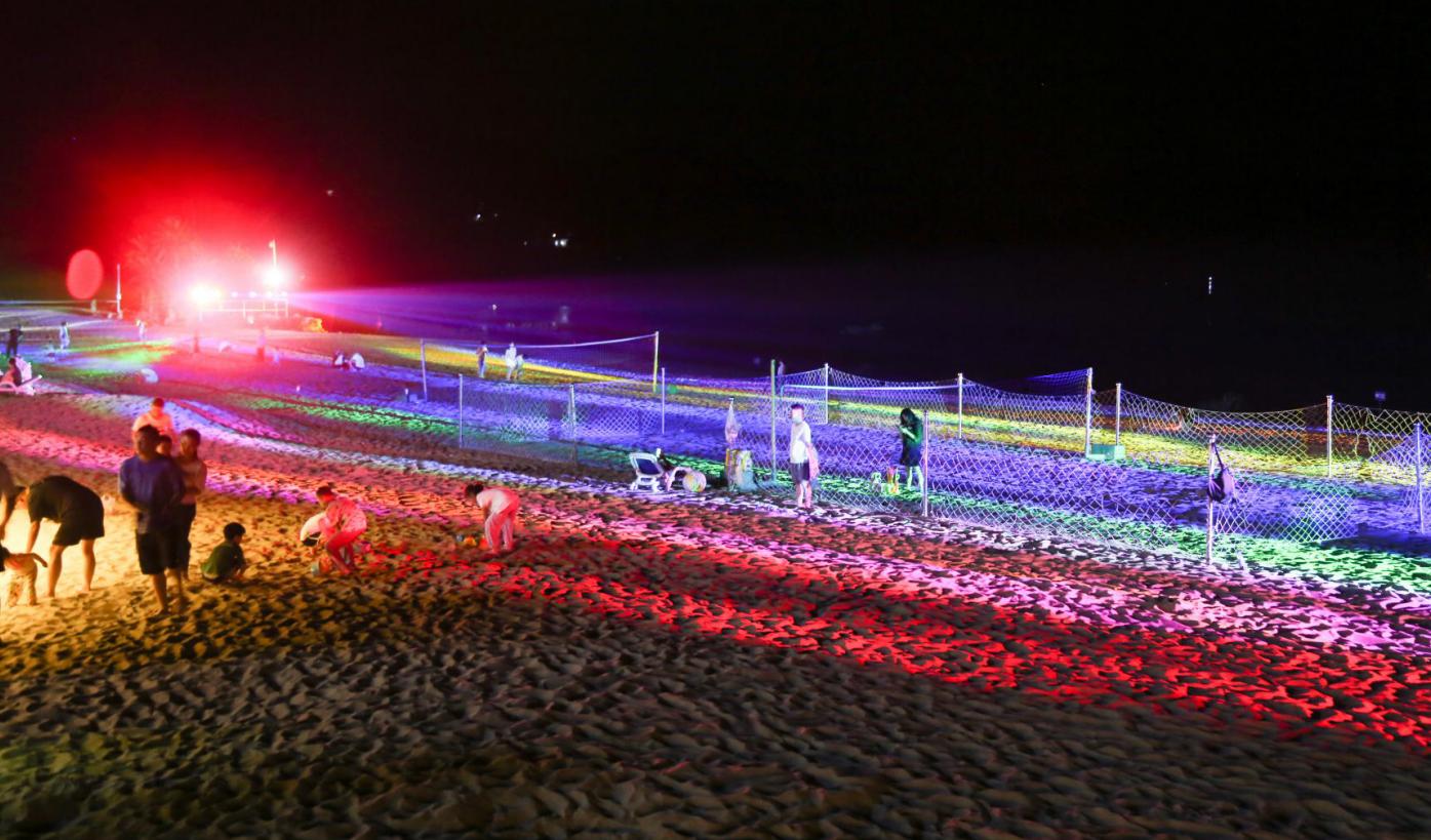 重庆避暑嗨玩去这里！板辽湖沙滩夜场来啦