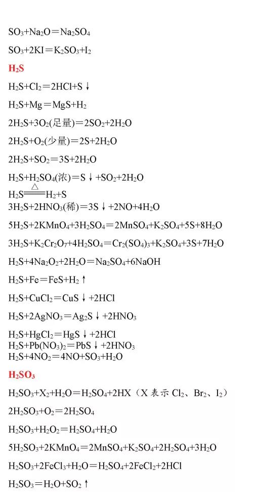 高中化学方程式大全pdf,高中化学方程式大全下载