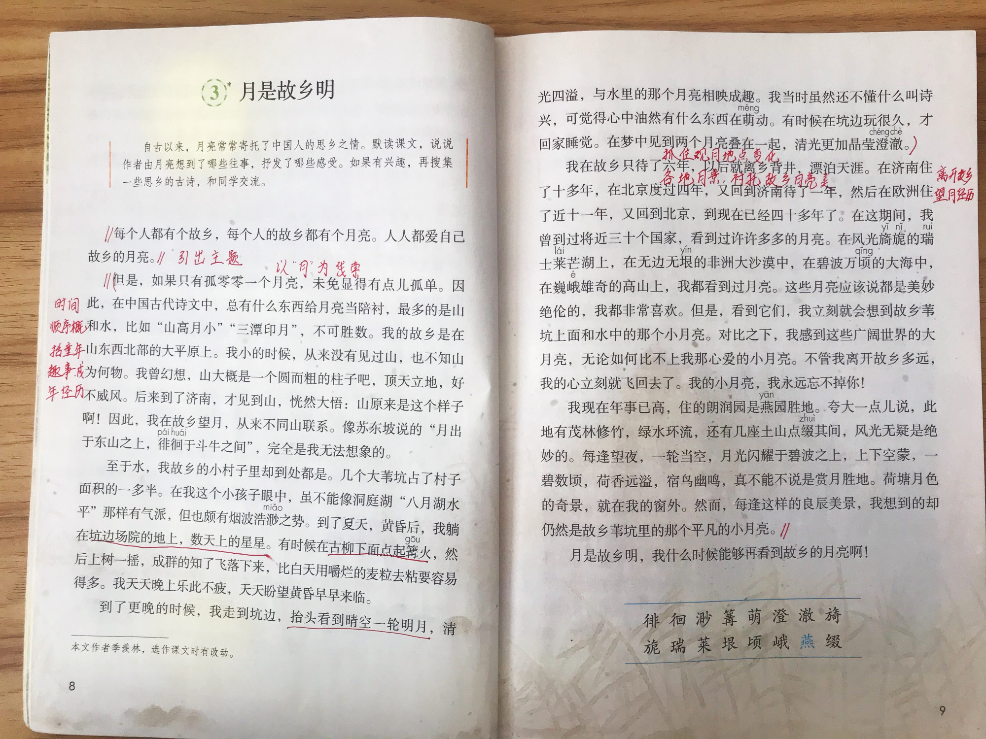 五年级语文上册知识梳理,五年级上册语文第一单元重点知识