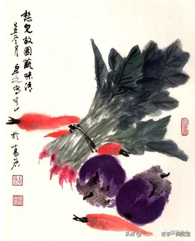 八种常见蔬菜画法,各种蔬菜画法