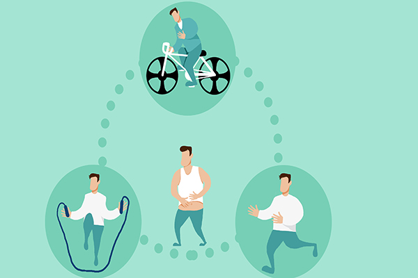 运动的人与不运动的人晚年差异,热衷于体育运动