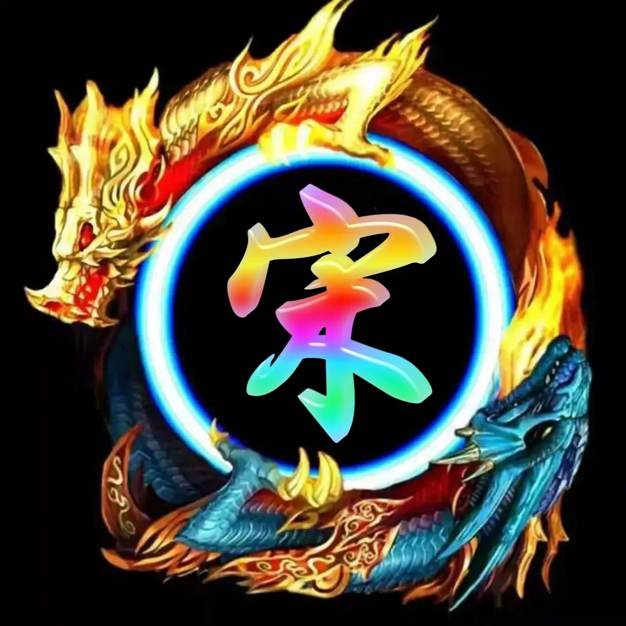 李姓氏微信头像带龙图案,冰墩墩姓氏微信头像龙