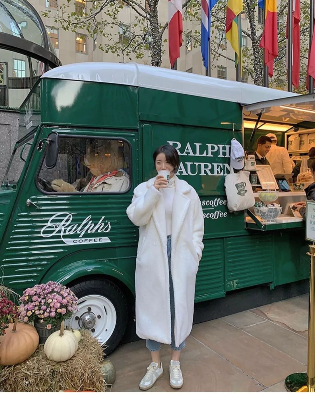 外套+小高领，时髦又保暖