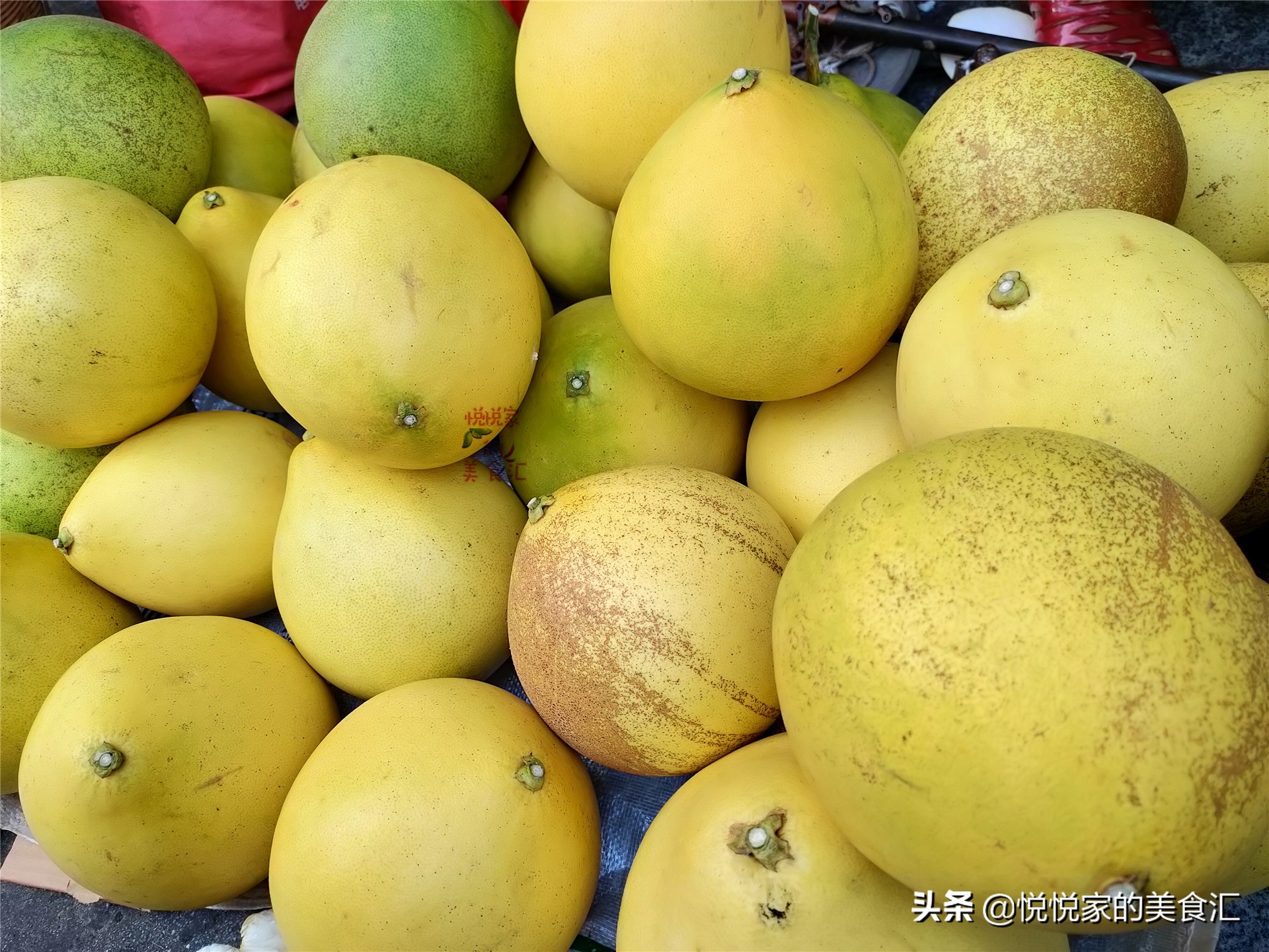 怎样挑柚子最甜,怎样挑柚子好方法图片