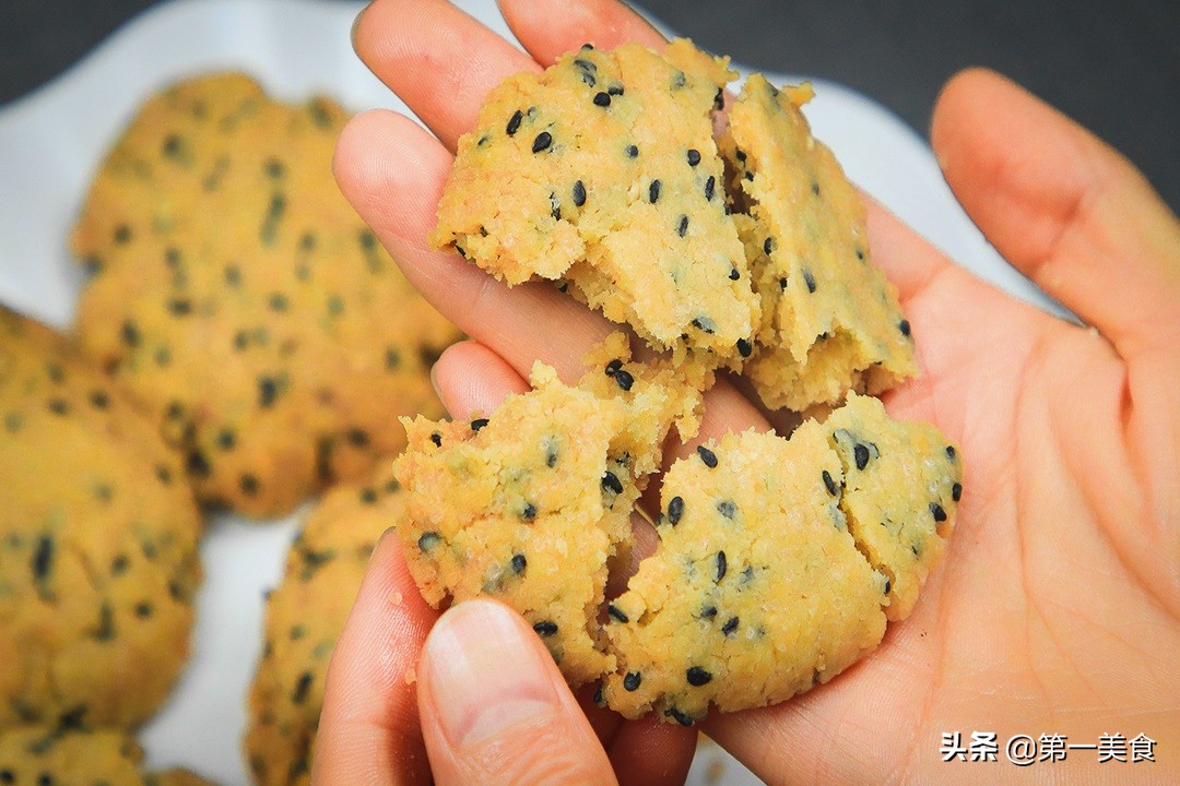 可以泡着吃的桃酥,桃酥吃着酥就是不成型