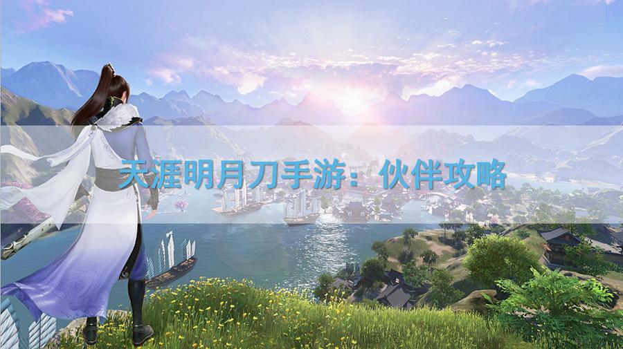 天涯明月刀手游伙伴阵容怎么搭配,天涯明月刀手游伙伴技巧