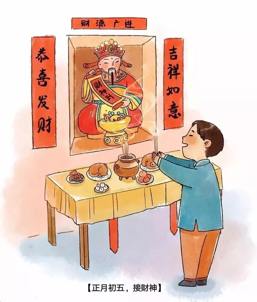 如何接财神必背口诀,今年最简单的接财神方法