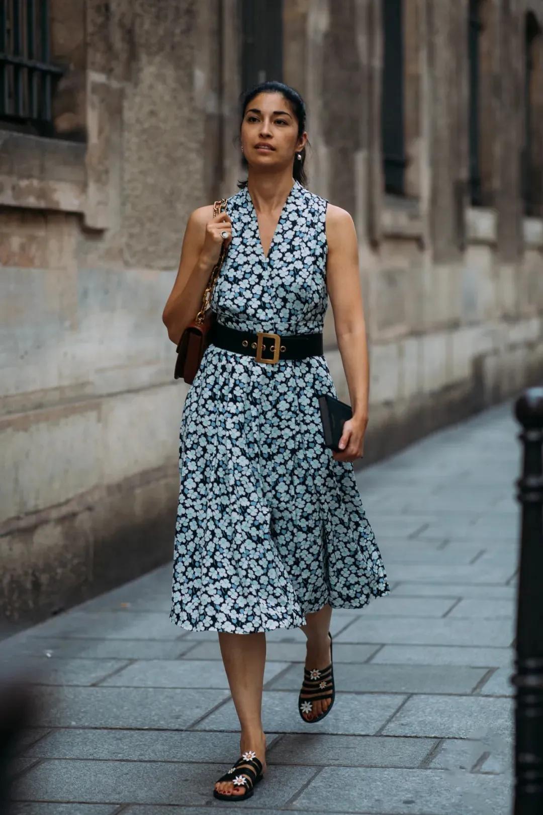 一条腰带拯救一条碎花裙,一条神奇的束腰带