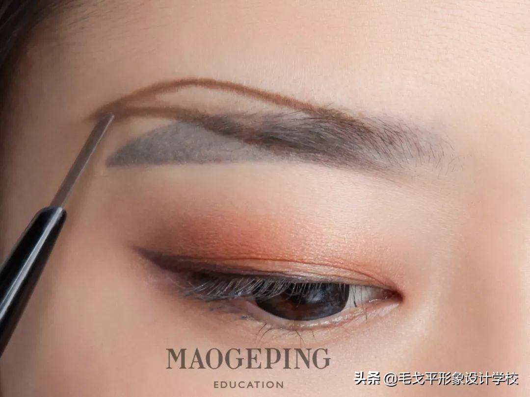 自然眉形画眉毛教程,教你轻松改眉形