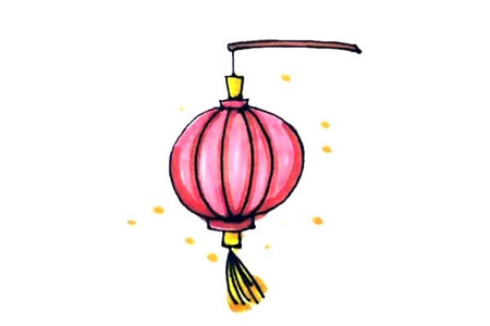 简笔画灯笼的画法图片大全,灯笼的画法简笔画