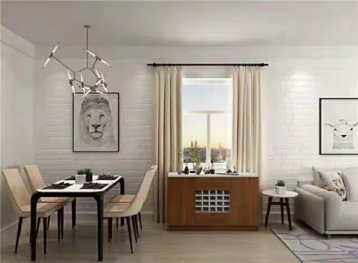 人字木地板装修效果图,石塑木地板装修效果图