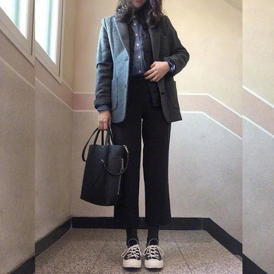 穿搭技巧显瘦显高穿什么裤,显瘦加绒裤遮肉显瘦穿搭