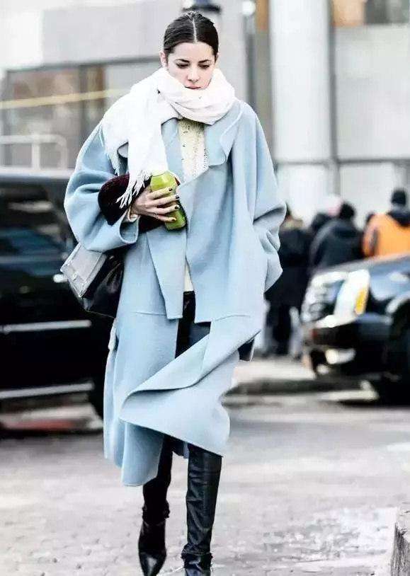 冬季大衣搭配的围巾图片,搭配围巾的冬季大衣