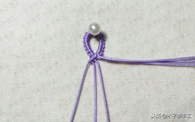 心形手链编法图解视频,手工串珠心形笔筒图解大全