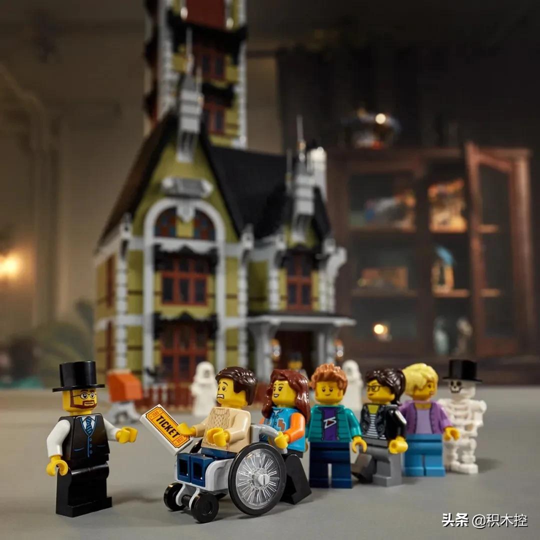 鬼屋乐高积木,幽灵秘境乐高游乐场
