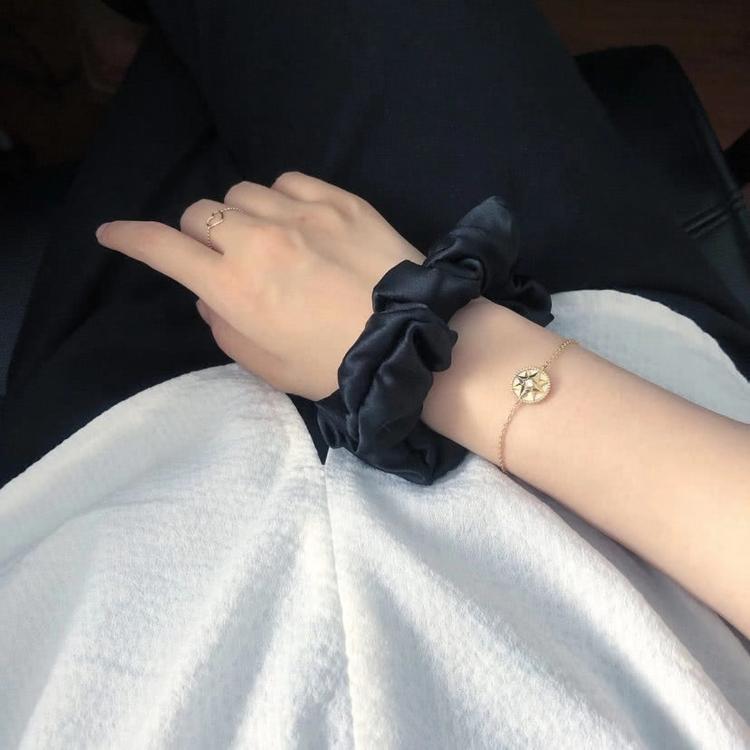 法式赫本风真丝高级感,法式复古大码真丝