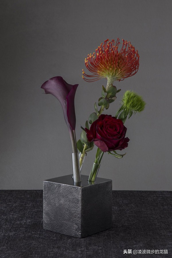 创意干花装饰小花瓶,创意花瓶加花