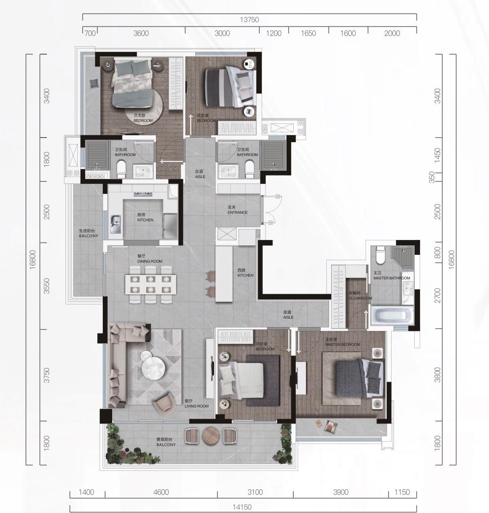 成都未来之城实景,成都未来之城的样板间