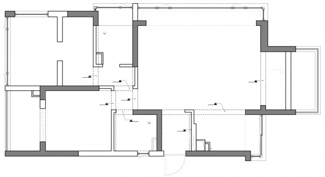 89㎡舒适两居，装修巧用「百叶窗+玻璃砖」，高级又通透