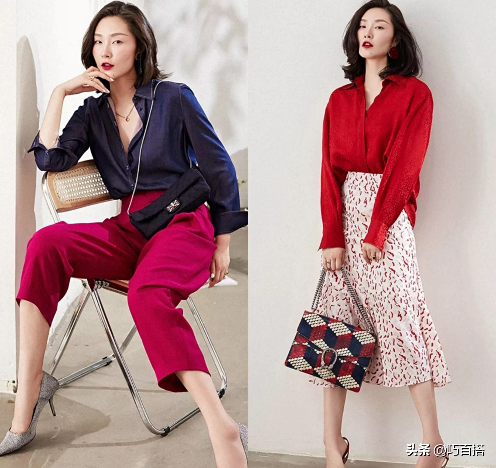 时尚优雅碎花裙,碎花裙这样穿气质又温柔