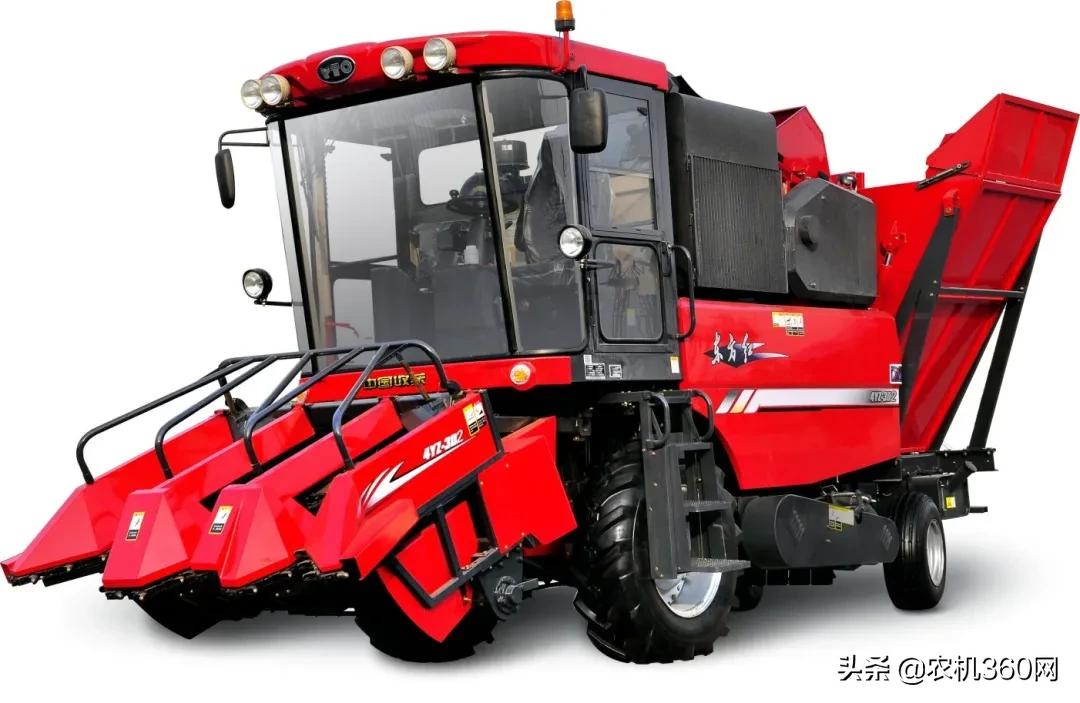2020款东方红收割玉米机图片大全,东方红新款玉米机