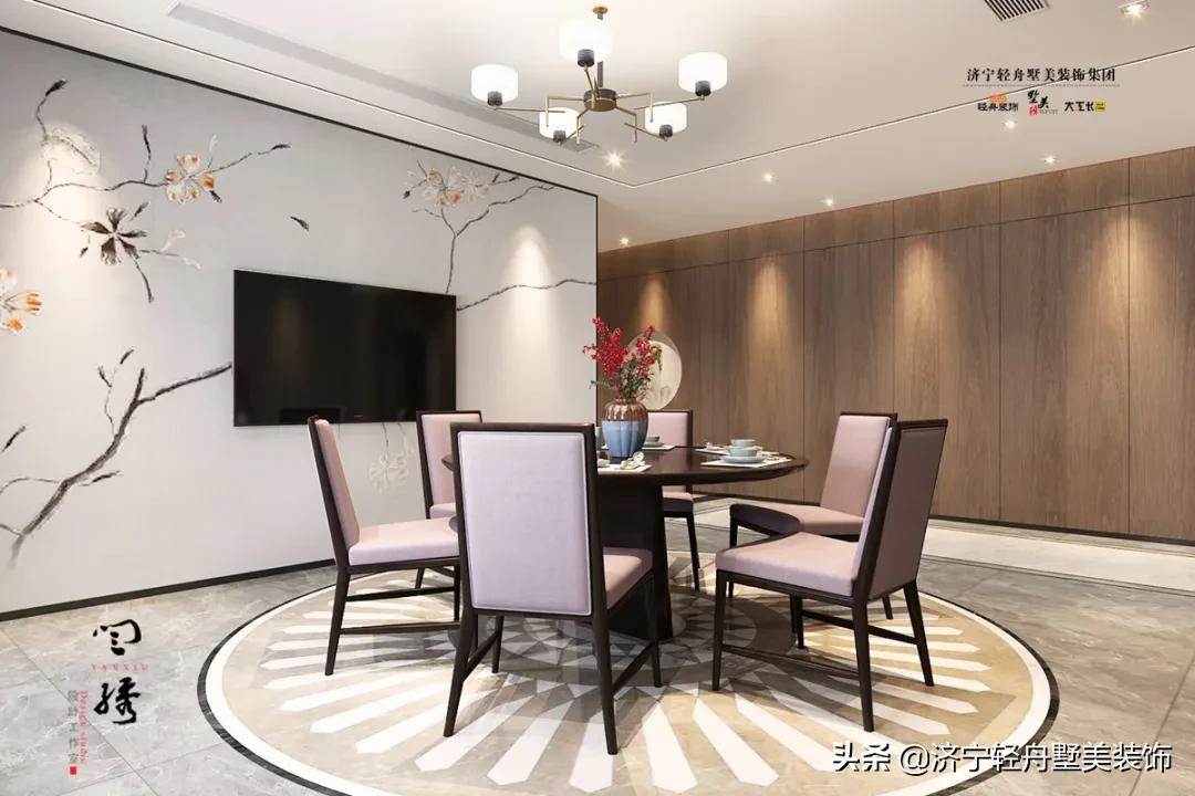 济宁森泰上院装修效果图,森泰上院268平方室内设计