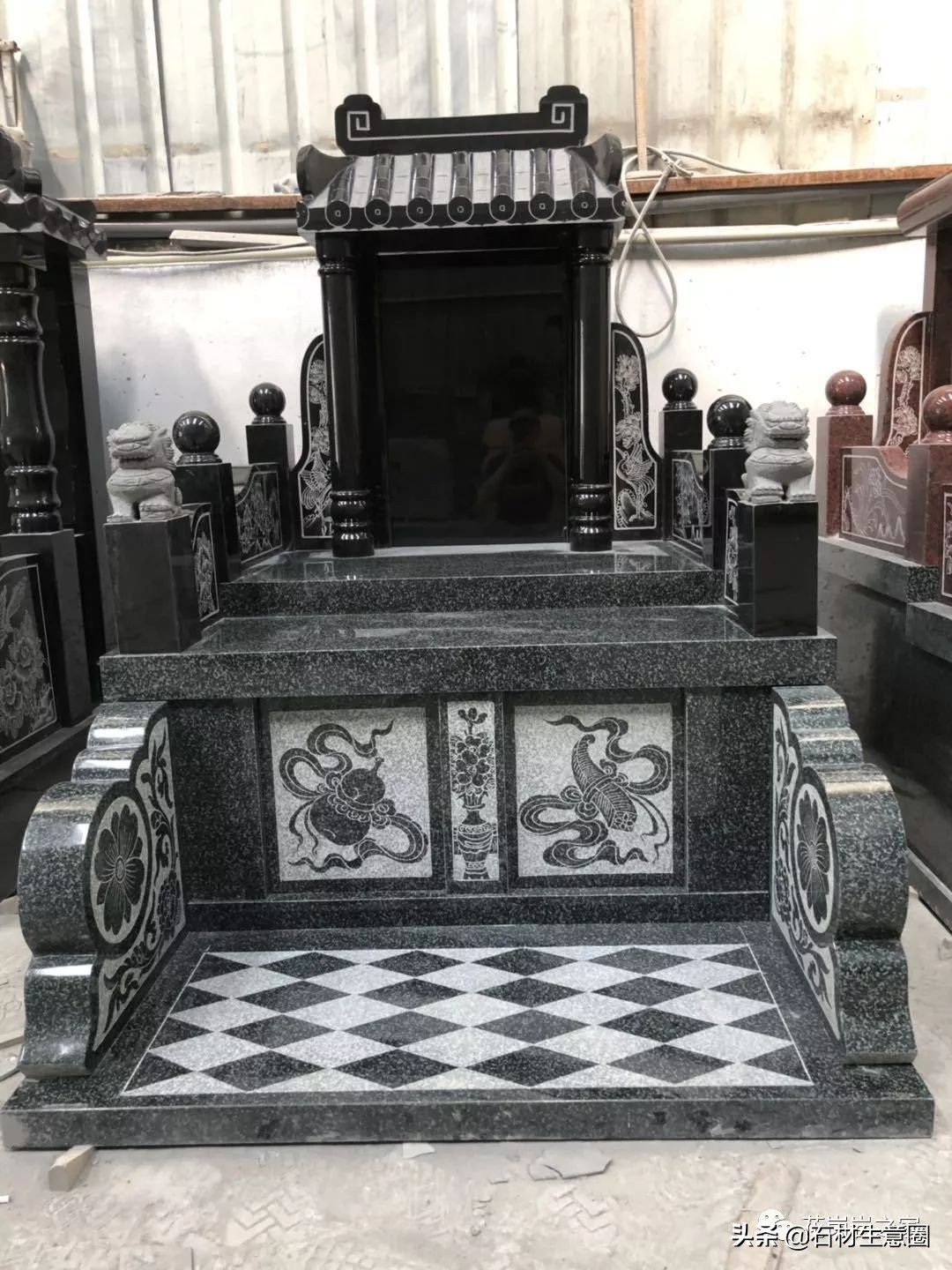 墓碑石材产地及价格,100种墓碑图片