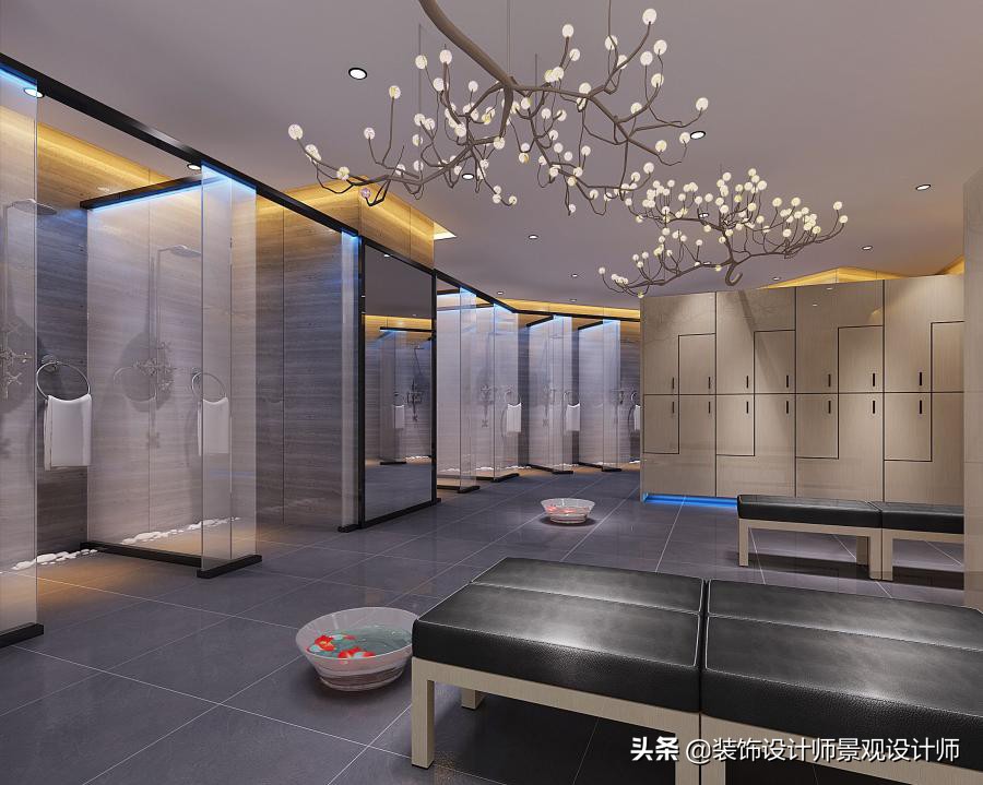 公司健身房设计效果图,书房健身房二合一设计效果图