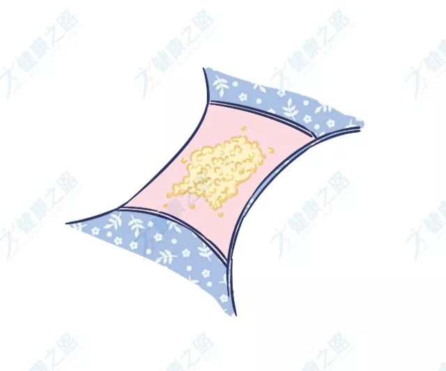 白带在裤头上呈白色正常吗,白带在裤子上干了变黄