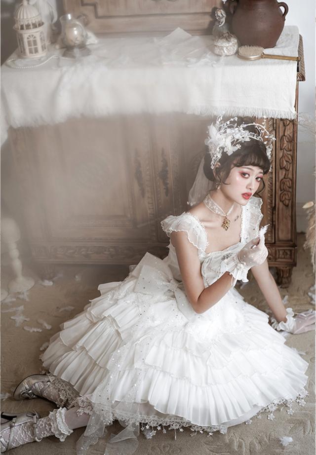 洛丽塔裙神仙搭配,适合结婚穿的洛丽塔裙