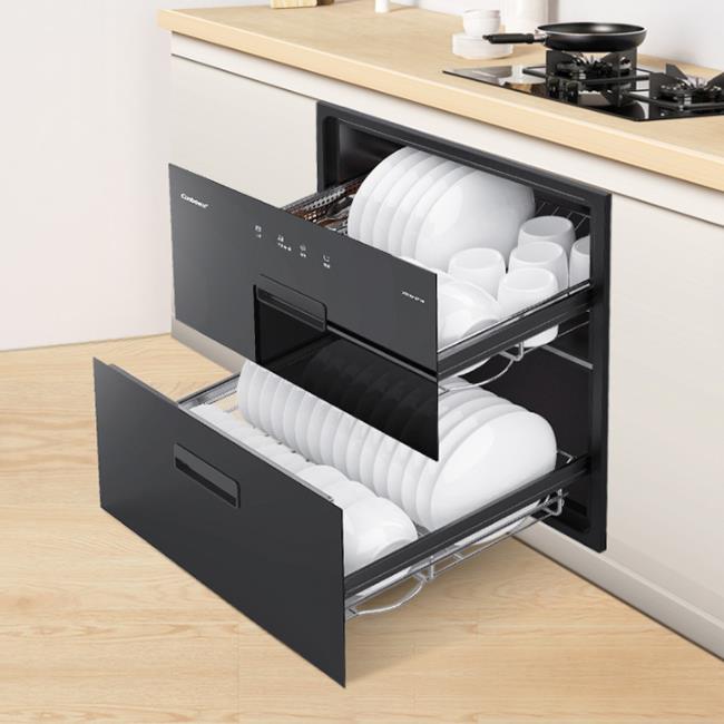 嵌入式消毒柜安装预留尺寸多少,消毒柜和洗碗机有必要同时安装吗