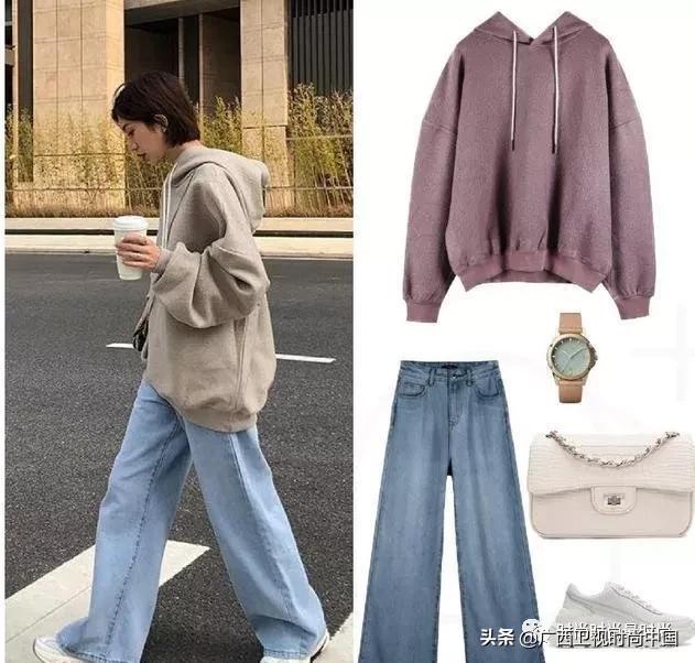 纯色卫衣套装女款,不是纯色的卫衣