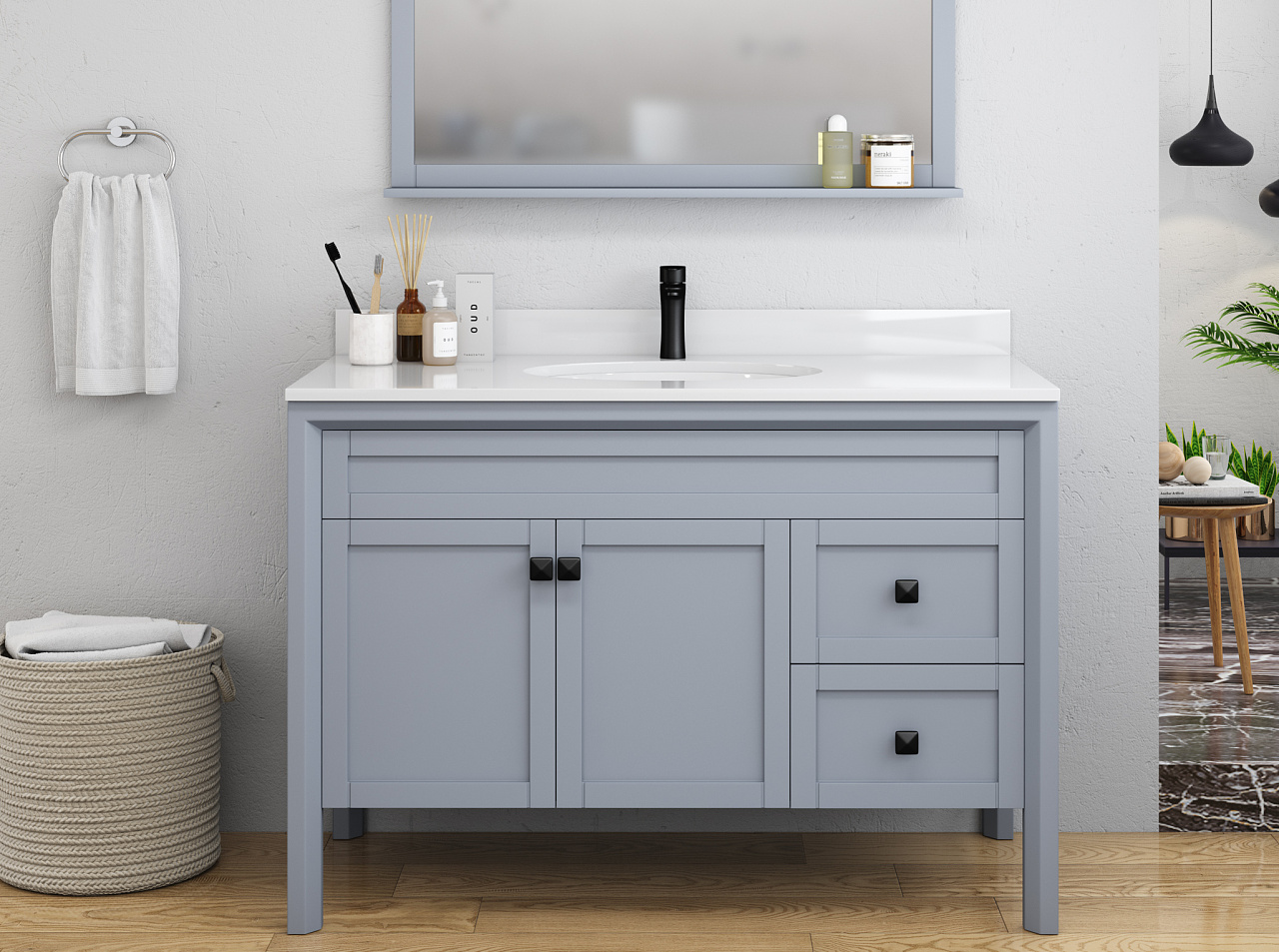 装修卫生间浴室柜选择,卫生间装修选什么浴室柜