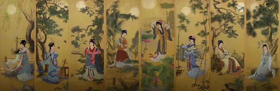 写给秦淮八艳的诗与词,秦淮八绝诗词与简介大全集