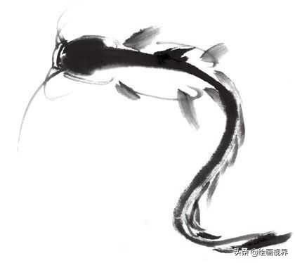 国画教程入门儿童鱼,国画初学者入门步骤画鱼