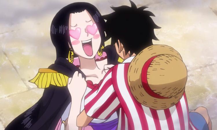 海贼王895集:路飞晋升第五皇,首次与女帝上演夫妻档,对抗敌人