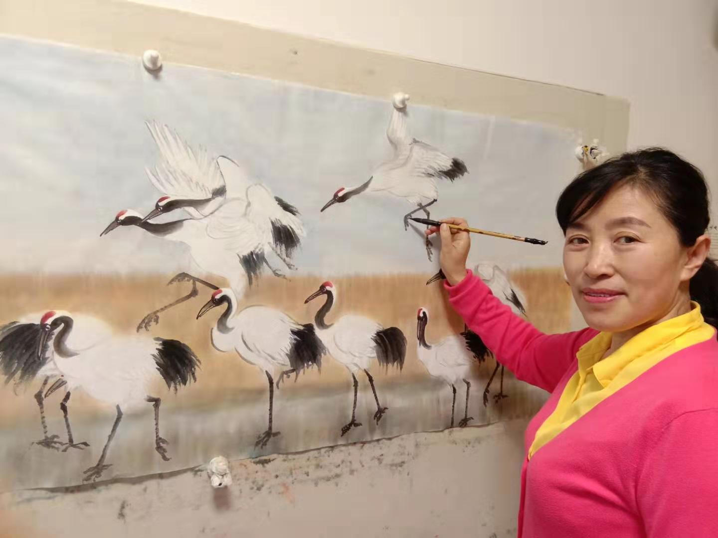 画家王占海花鸟作品欣赏,画家李海泉花鸟画作品欣赏