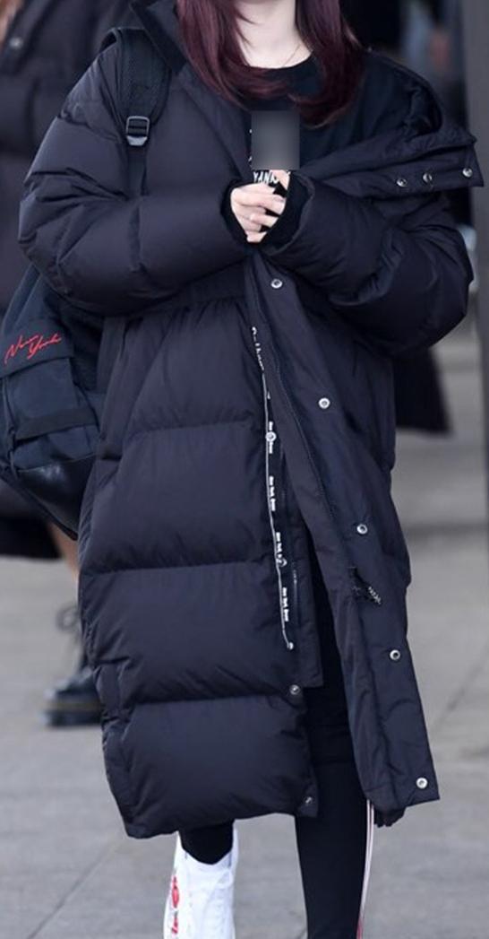 羽绒服潮流中长韩版明星同款,明星同款平价有质感的羽绒服