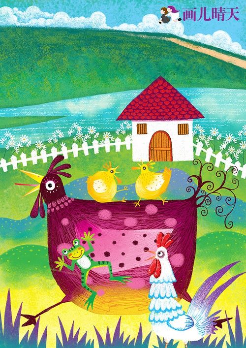 唯美插画壁纸动物,简单又漂亮的动物插画