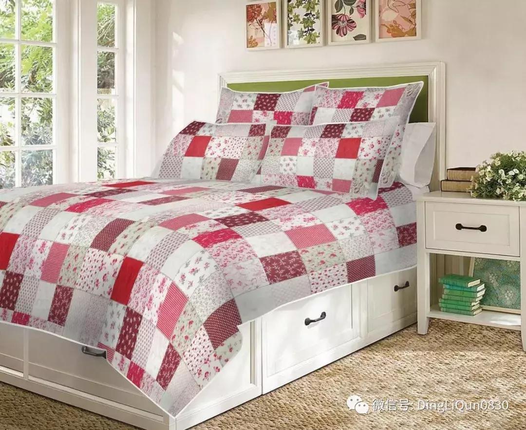 拼布三件套图片大全,拼布作品衣服