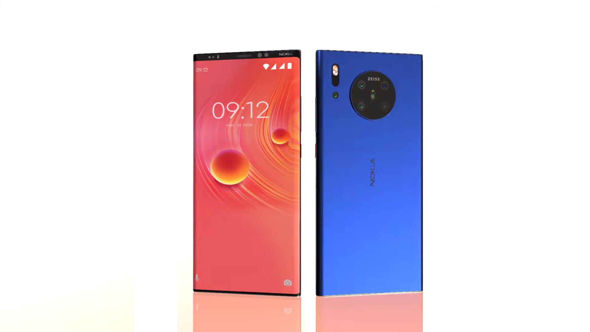 诺基亚亮5G王牌：6400万五摄+4800mAh+瀑布屏全系标配90Hz流体屏