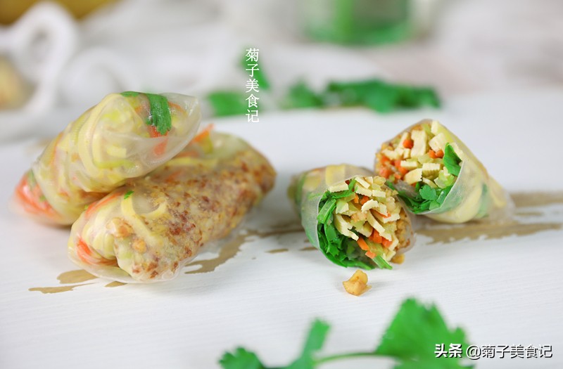 立春将至咬春吃春卷清淡爽口,过年的春卷怎样做才好吃