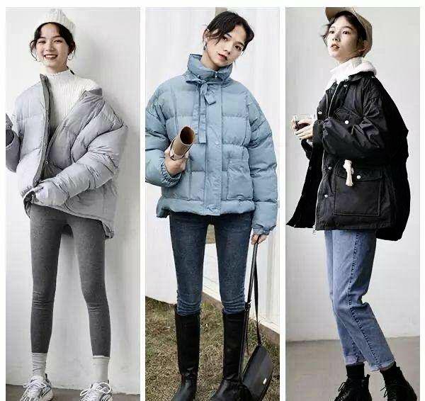 冬季羽绒服显瘦显高穿搭,适合小个子穿的羽绒服显瘦