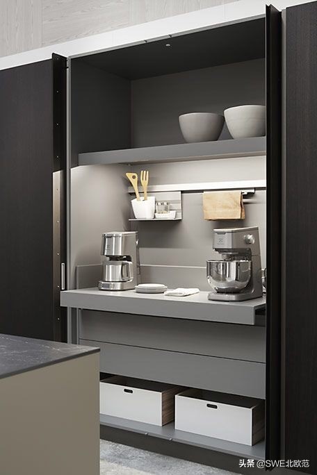 家庭厨房电器收纳,家用厨房小电器收纳