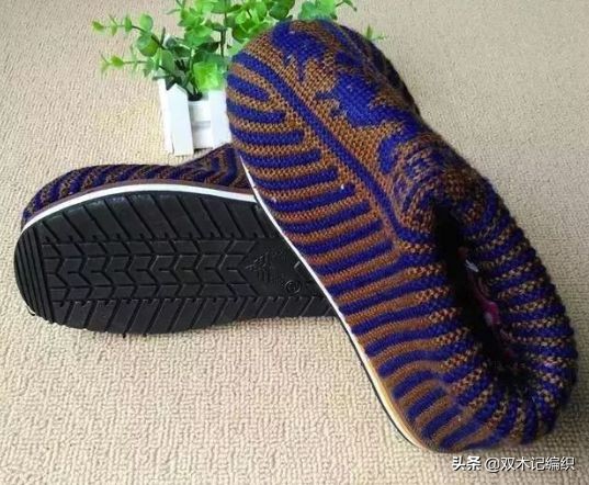 高帮毛线棉鞋编织教程全过程图解,40码高帮毛线棉鞋编织教程全过程