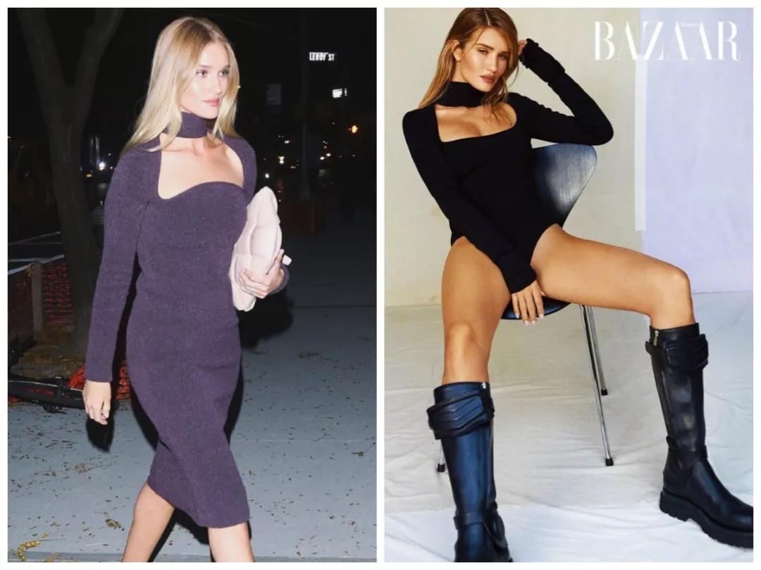 刘雯拉链毛衣哪个牌子好看,刘雯穿的熊图案毛衣