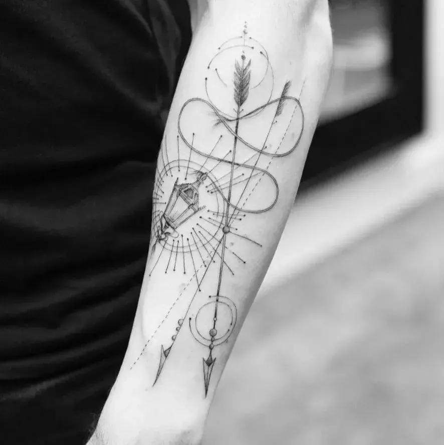 会动的纹身图案,有意境的纹身